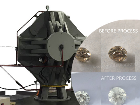 Diamond Color Enhancement HPHT Cubic Press